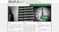 Desktop Screenshot of profus.eu